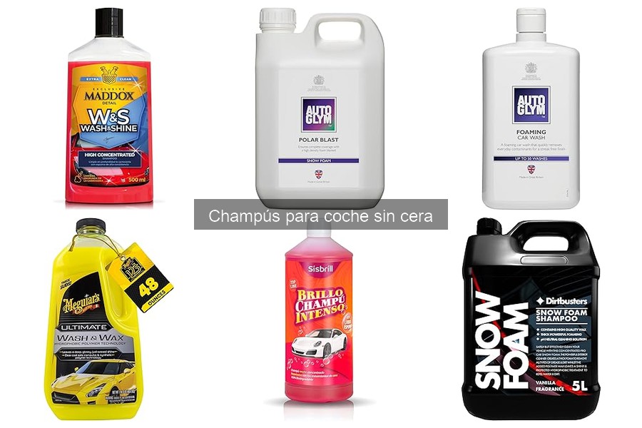 Cómo usar champú para coche sin cera de manera efectiva