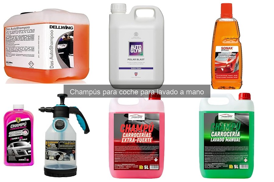 Cómo usar champús para coche de manera efectiva