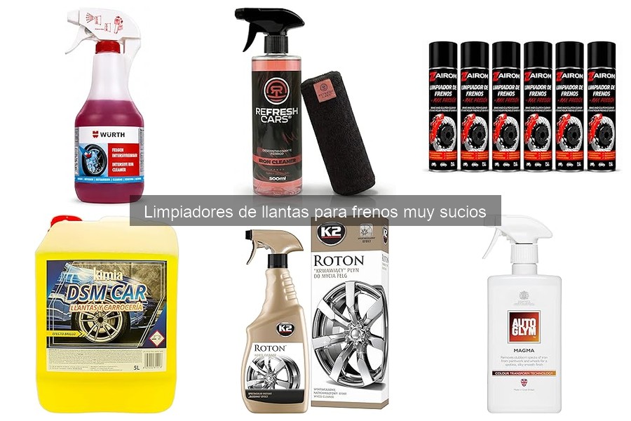 Cómo usar limpiadores de llantas para un acabado perfecto