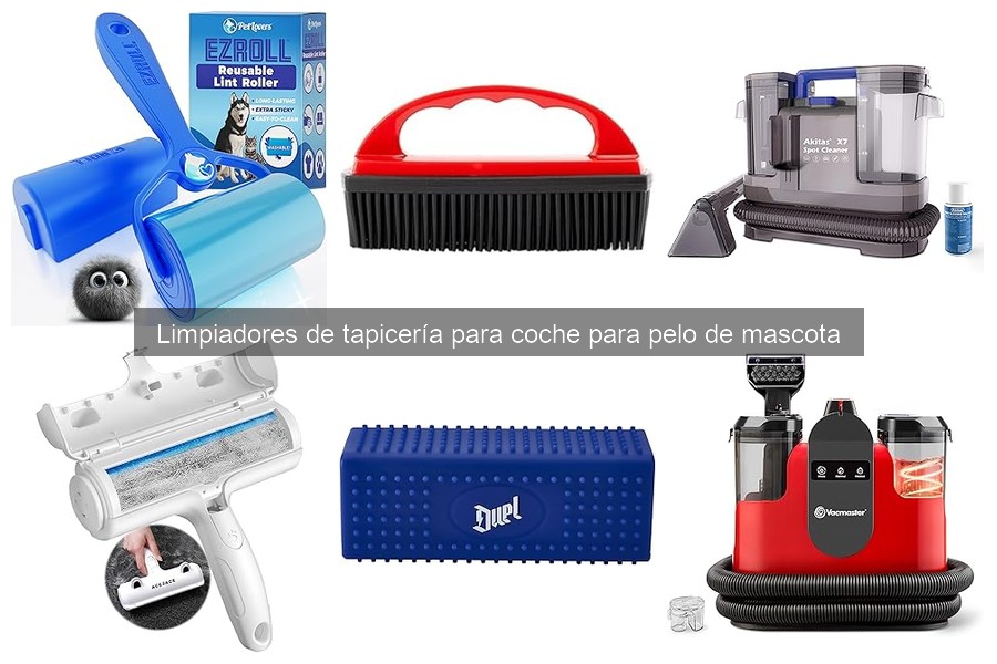 Cómo usar limpiadores de tapicería para pelo de mascotas