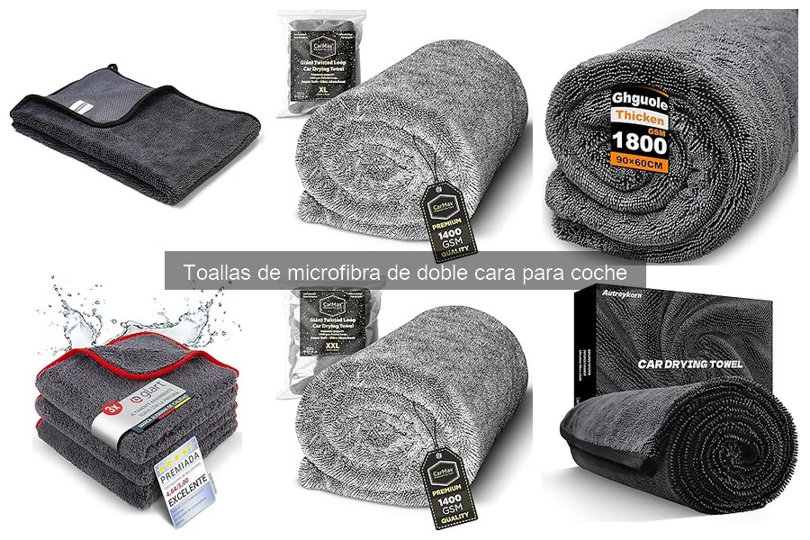 Cómo usar toallas de microfibra de doble cara para coche