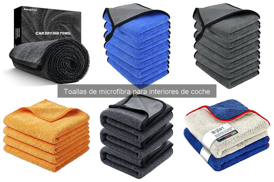 Cómo usar toallas de microfibra en interiores de coche