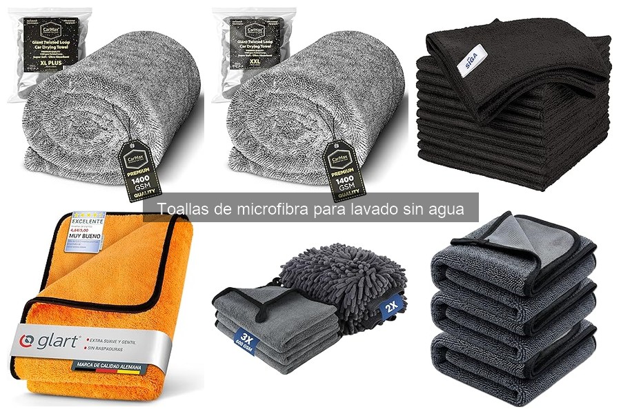 Cómo usar toallas de microfibra para lavado sin agua