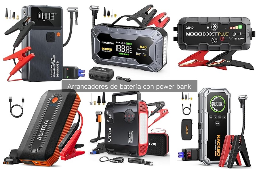 Cómo usar un arrancador de batería con power bank