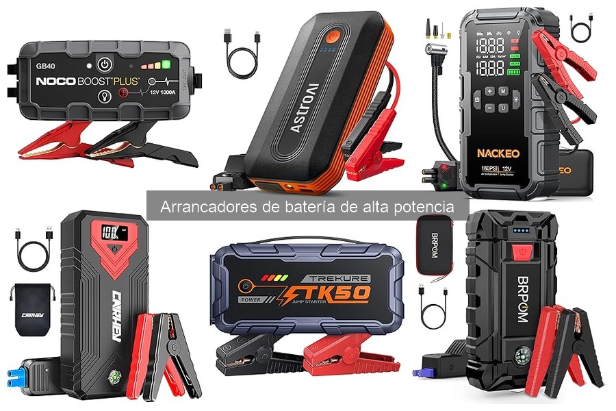 Cómo usar un arrancador de batería de alta potencia