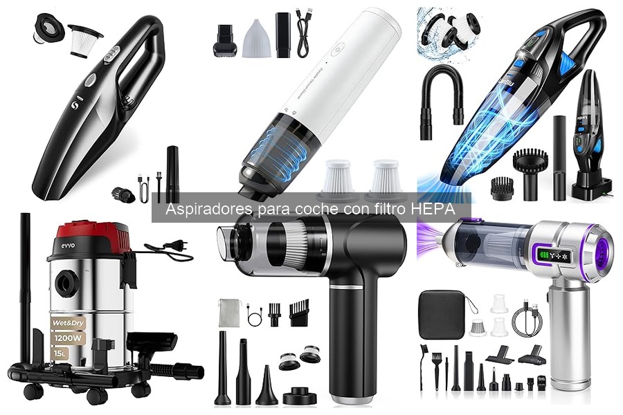 Cómo usar un aspirador para coche con filtro HEPA