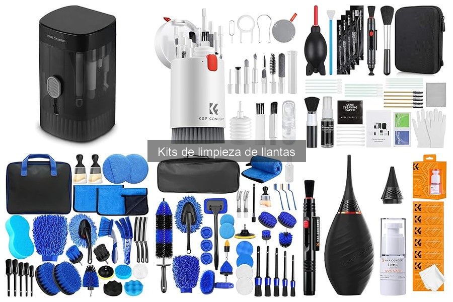 Cómo usar un kit de limpieza de llantas eficazmente