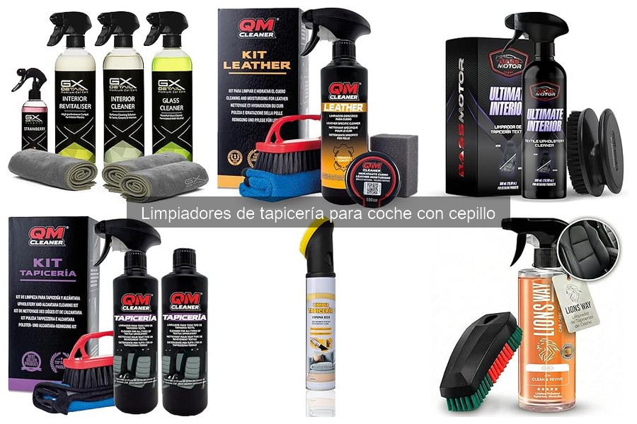 Cómo usar un limpiador de tapicería con cepillo para tu coche