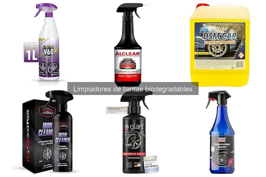 Cómo utilizar limpiadores de llantas biodegradables