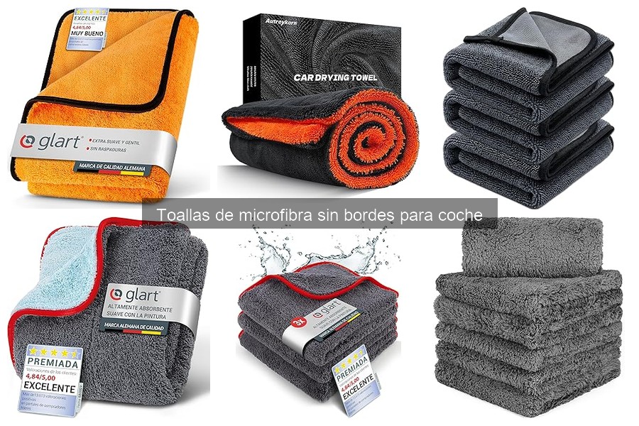 Cómo utilizar toallas de microfibra sin bordes en el coche