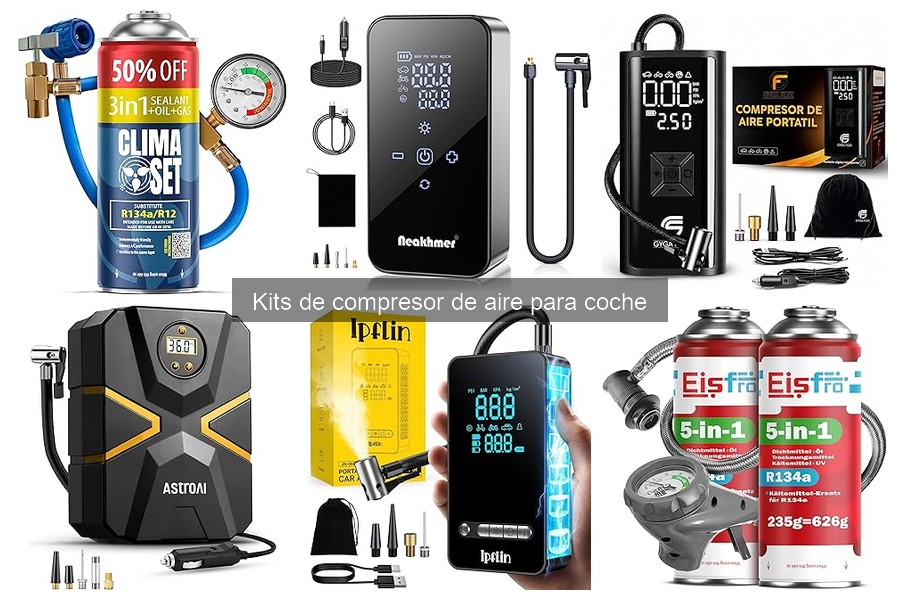 Cómo utilizar un kit de compresor de aire para coche