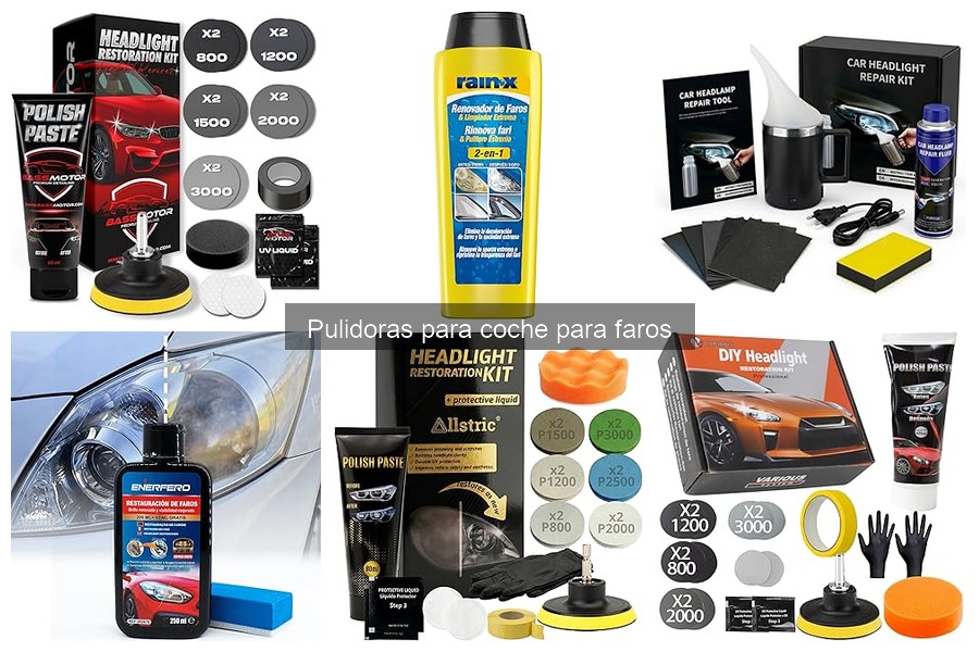 Cómo utilizar una pulidora de faros correctamente