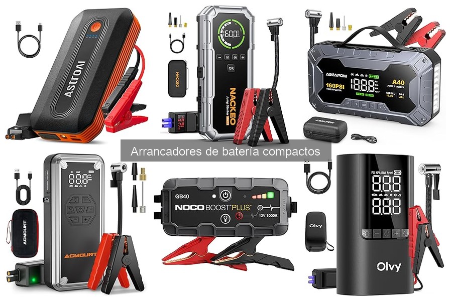 Comparativa: Arrancadores de batería compactos vs. tradicionales