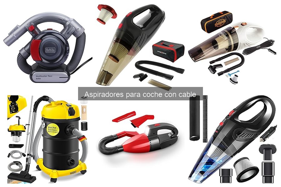 Comparativa: Aspiradores para coche con cable vs inalámbricos