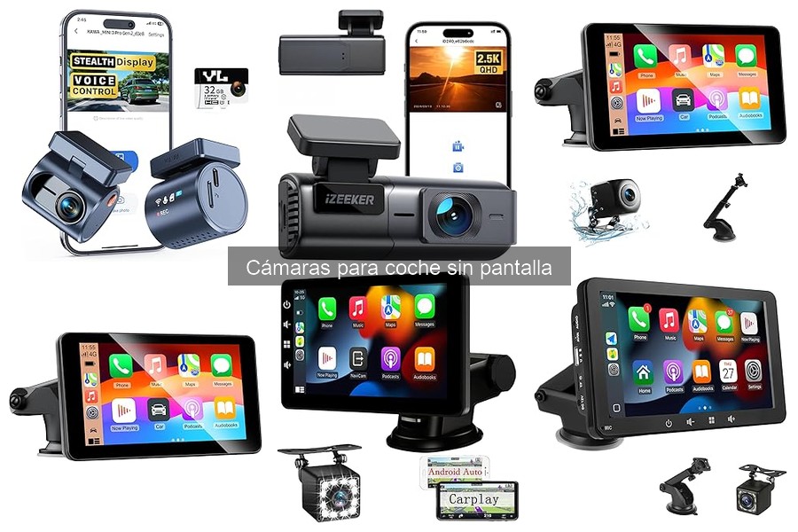 Comparativa: Cámaras para coche con y sin pantalla