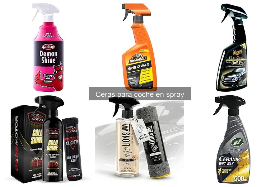 Comparativa: Ceras en Spray vs. Ceras Líquidas para Coches