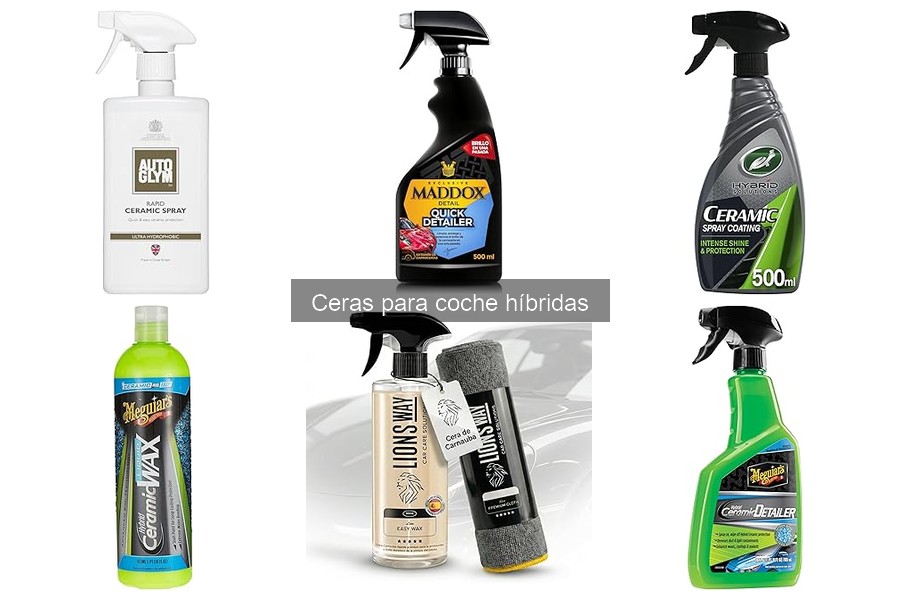 Comparativa: Ceras Híbridas vs Ceras de Carnauba para Coche