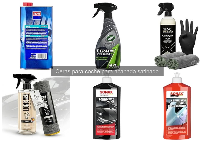 Comparativa: Ceras Satinadas vs. Brillantes para Coche