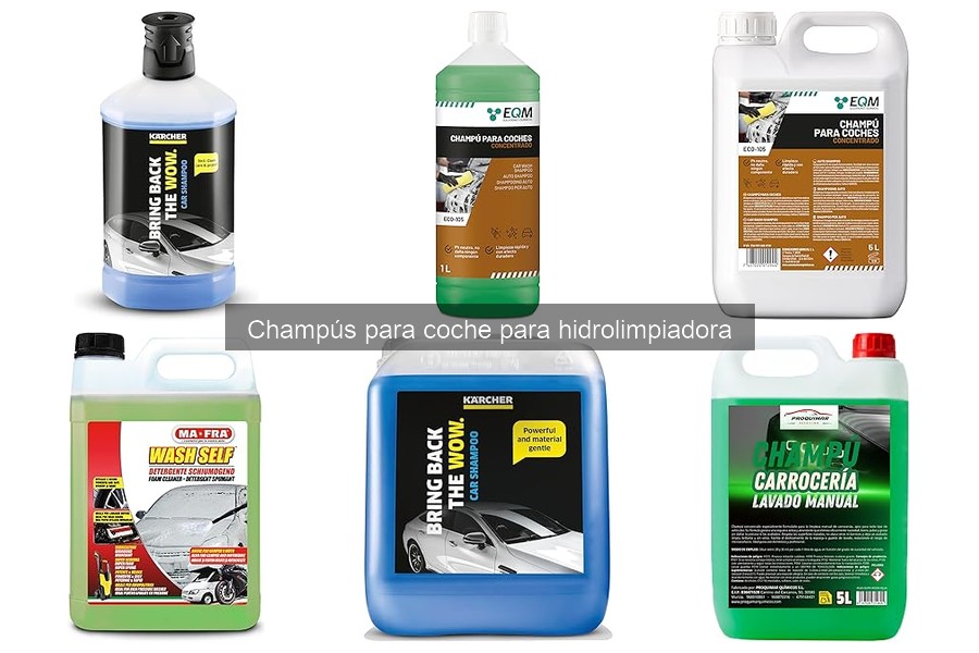 Comparativa: Champús para coche vs Jabones económicos