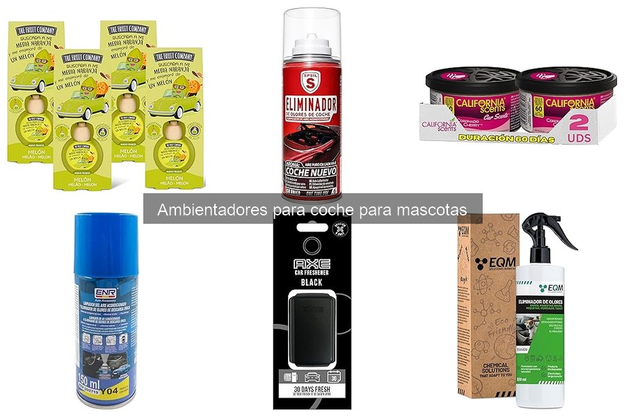 Comparativa de ambientadores para coche para mascotas