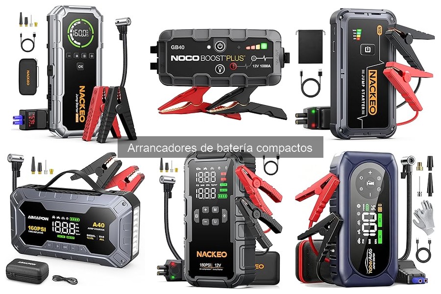 Comparativa de Arrancadores de Batería Compactos 2023