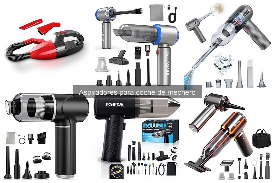 Comparativa de Aspiradores de Mechero y Mano para Coche