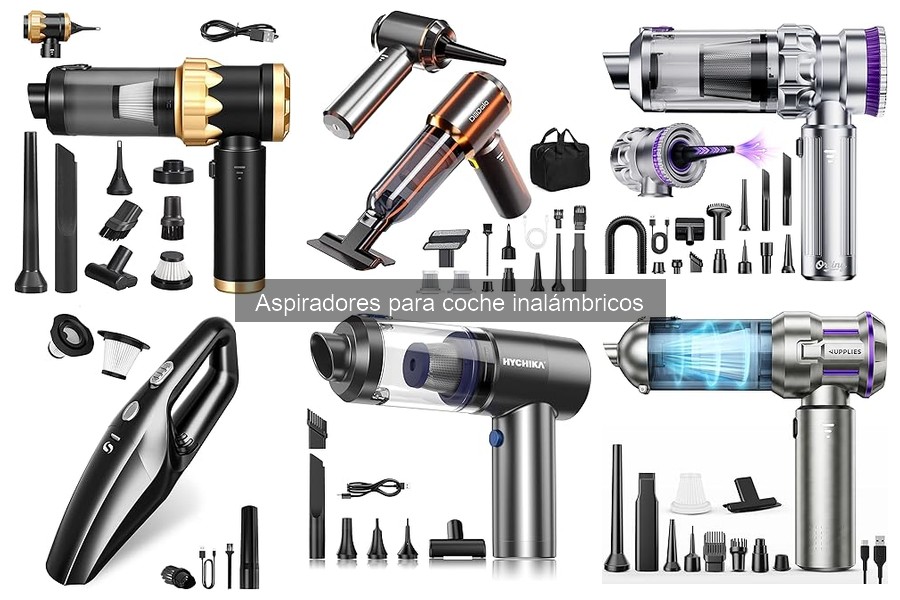 Comparativa de Aspiradores Inalámbricos y con Cable para Coche