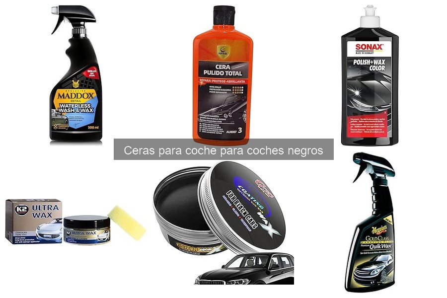 Comparativa de ceras para coches negros: carnauba vs sintéticas