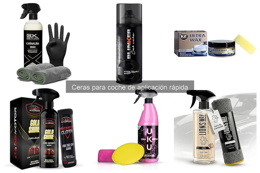Comparativa de ceras rápidas vs tradicionales para coches