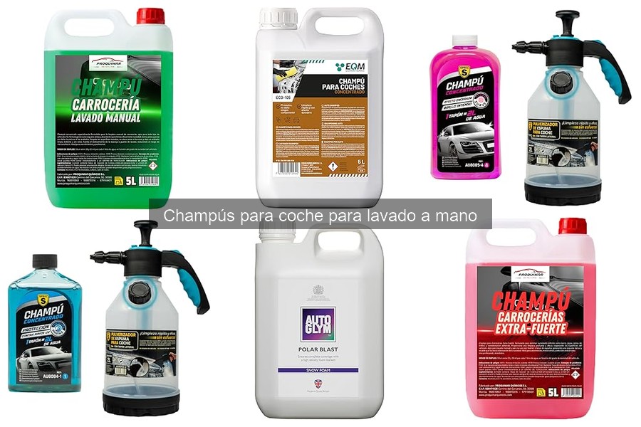 Comparativa de champús para coche: ¡Encuentra el mejor!