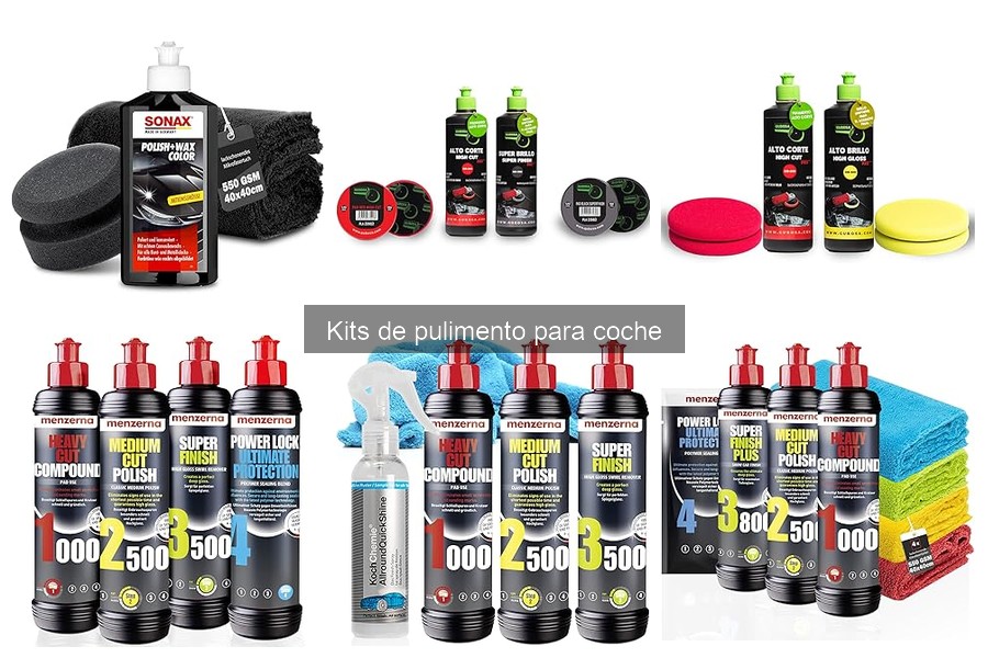 Comparativa de Kits de Pulimento para Coche: Menzerna vs Sonax