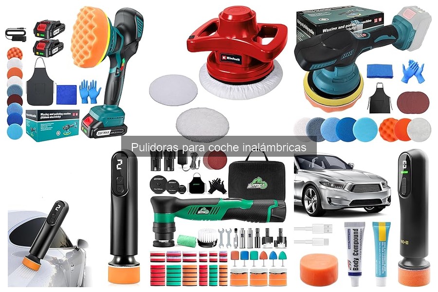 Comparativa de las Mejores Pulidoras Inalámbricas para Coche