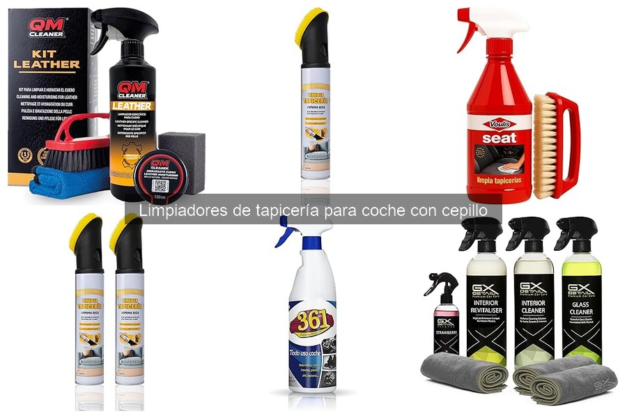 Comparativa de Limpiadores de Tapicería: Con y Sin Cepillo
