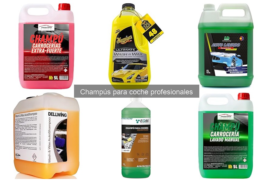Comparativa de los Mejores Champús para Coche del Mercado