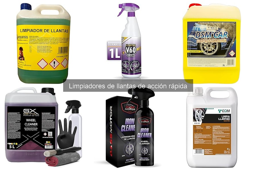 Comparativa de los Mejores Limpiadores de Llantas Rápidos