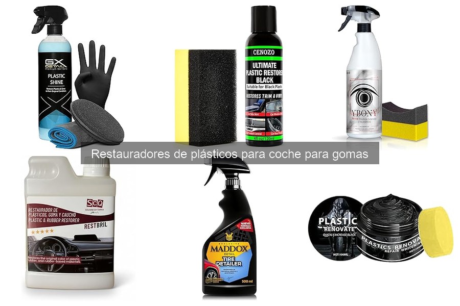 Comparativa de los Mejores Restauradores de Plásticos para Gomas