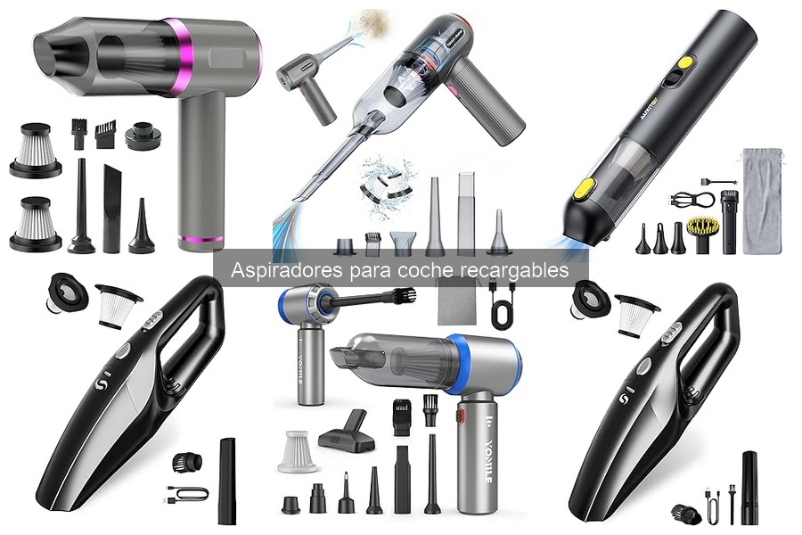 Comparativa de Mejores Aspiradores Recargables para Coche