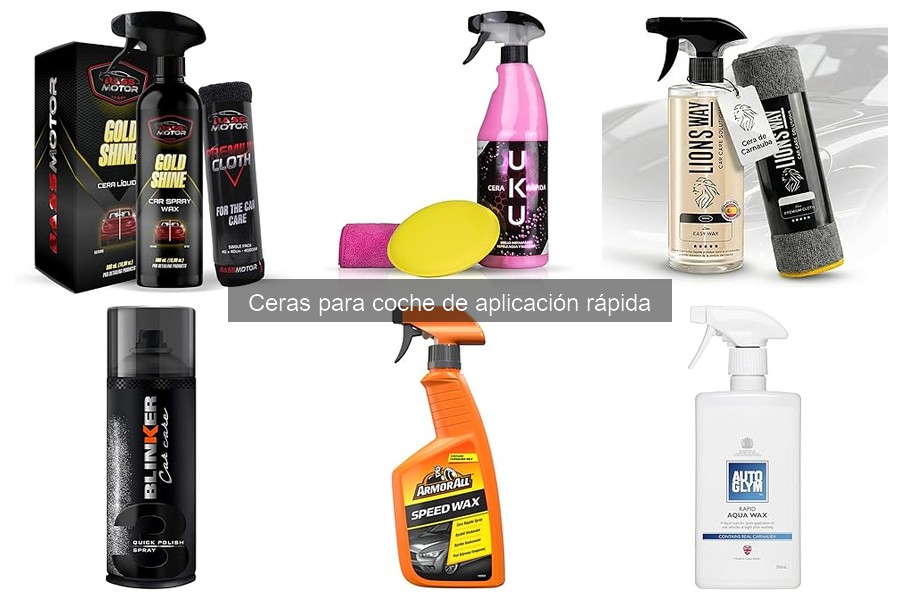 Comparativa de precios: ceras de aplicación rápida para coche