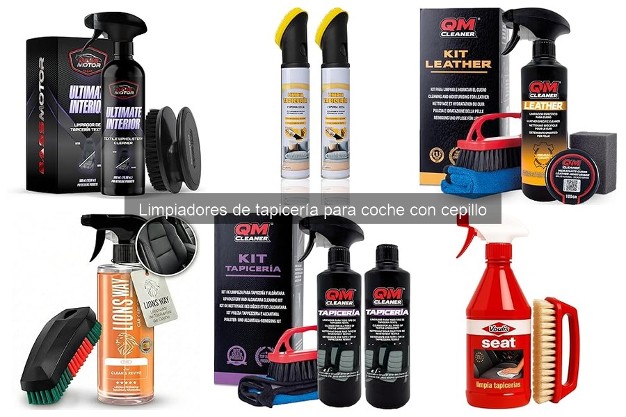 Comparativa de precios de limpiadores de tapicería para coche