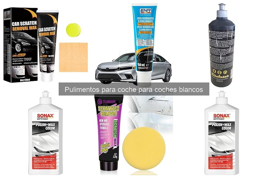 Comparativa de pulimentos líquidos vs. en pasta para coches blancos