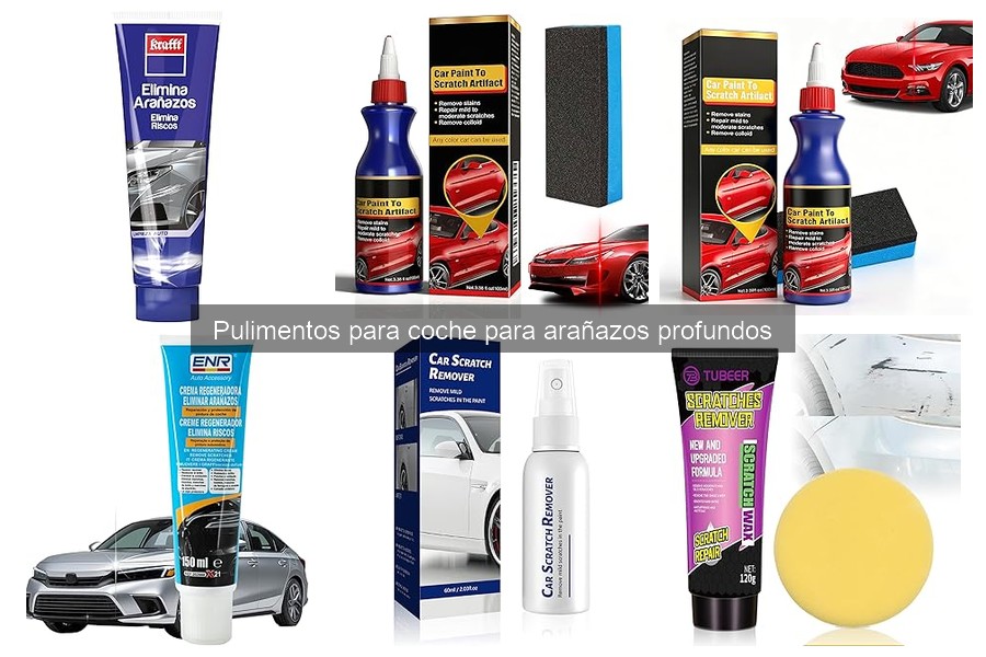 Comparativa de pulimentos líquidos y sólidos para arañazos
