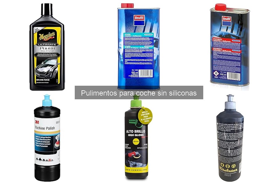 Comparativa de Pulimentos para Coche Sin Siliconas