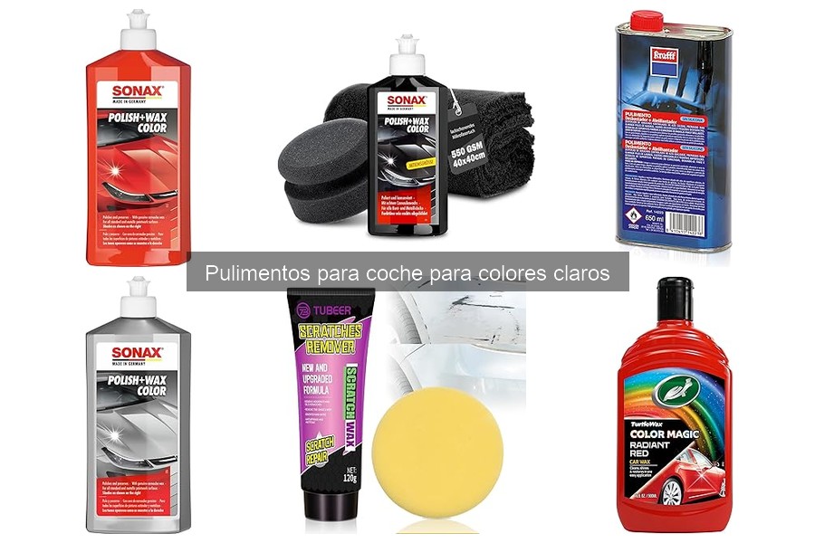Comparativa de Pulimentos para Coches Claros vs. Otros Colores