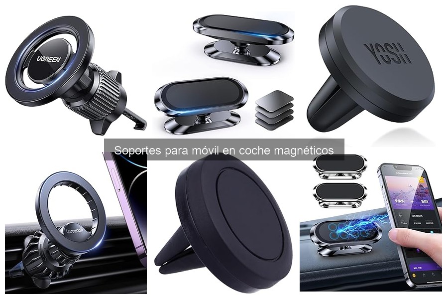 Comparativa de Soportes Magnéticos para Móvil en Coche
