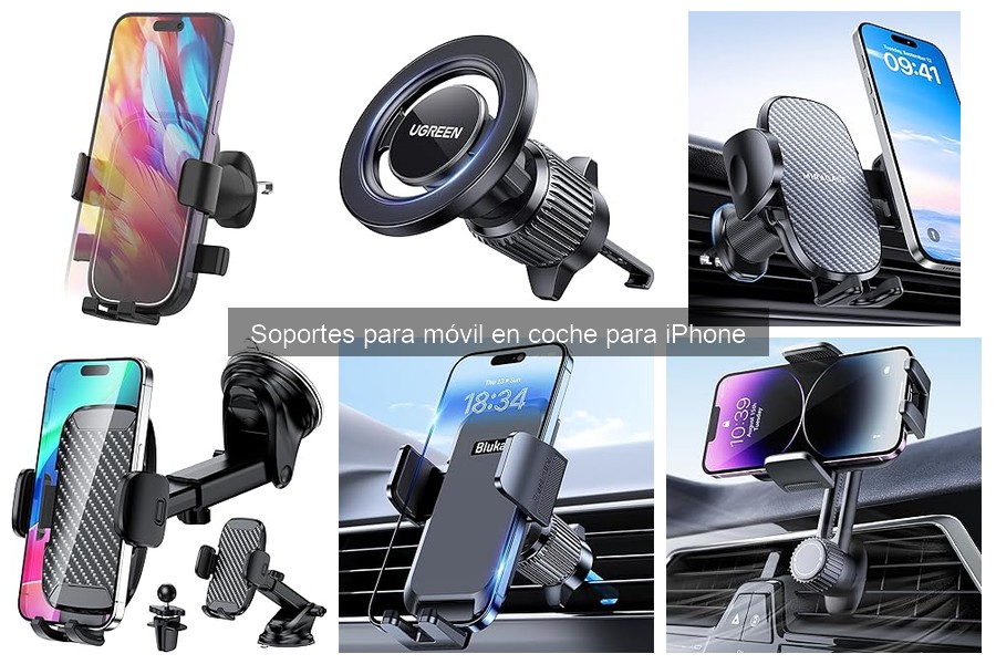 Comparativa de Soportes para Móviles en Coche para iPhone