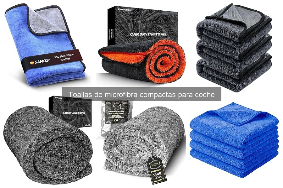 Comparativa de toallas de microfibra para coche: calidad y precio