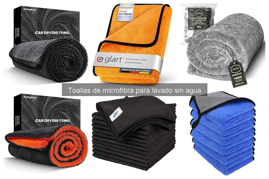 Comparativa de Toallas de Microfibra para Lavado Sin Agua