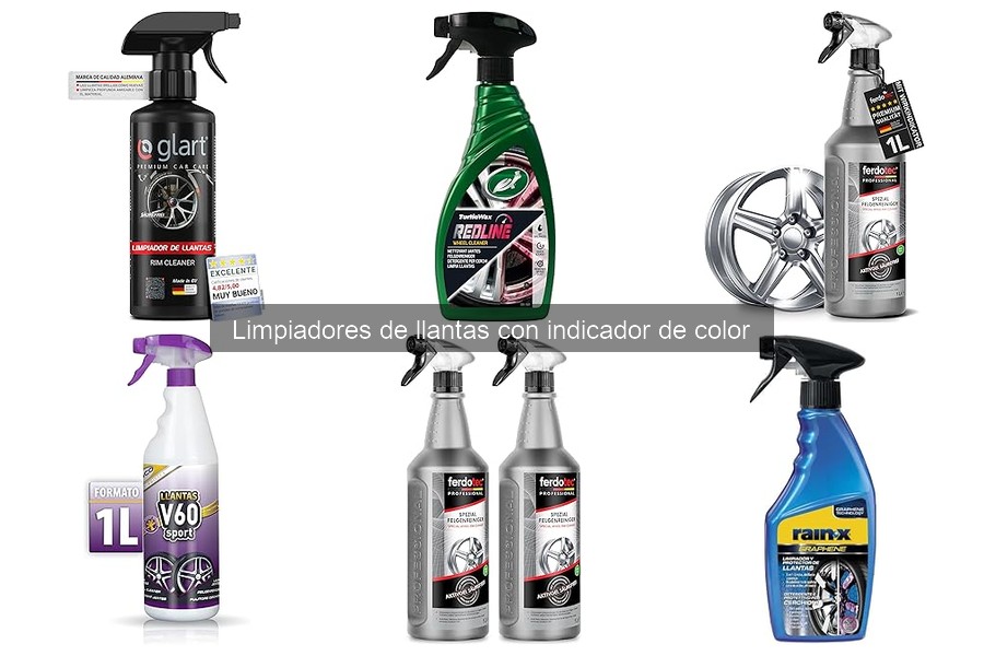Comparativa: Limpiadores de Llantas con Indicador de Color