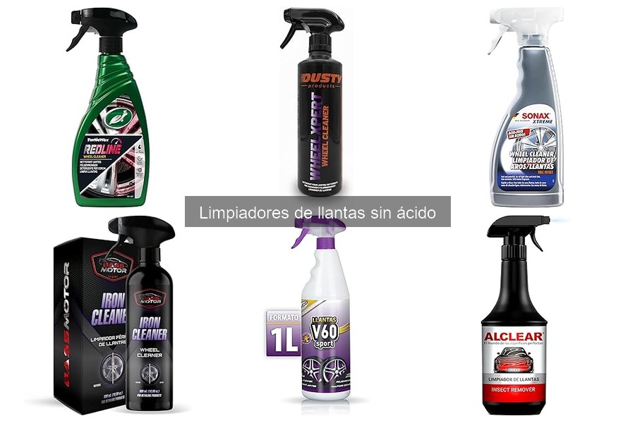 Comparativa: Limpiadores de Llantas con y sin Ácido