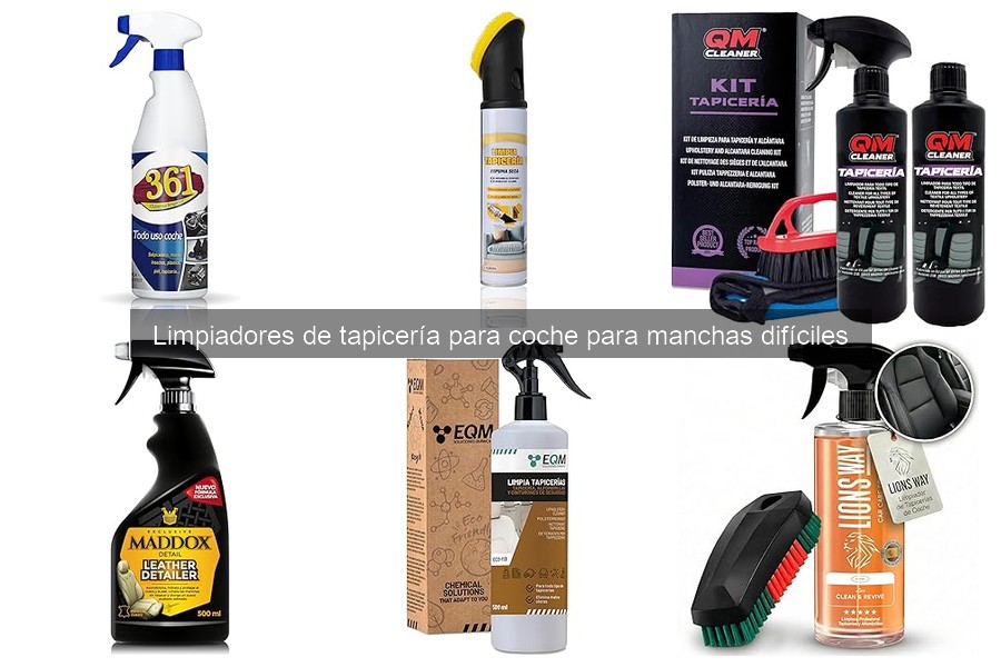 Comparativa: Limpiadores de Tapicería en Spray vs. Espuma